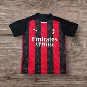 AC Milan Home 2010-21 Soccer Jersey Red Puma 2XL Men’s